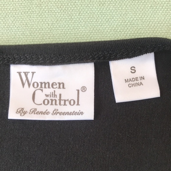 Women with Control By Renee Greenstein‎ Black Long Sleeve Open Top - Picture 5 of 11
